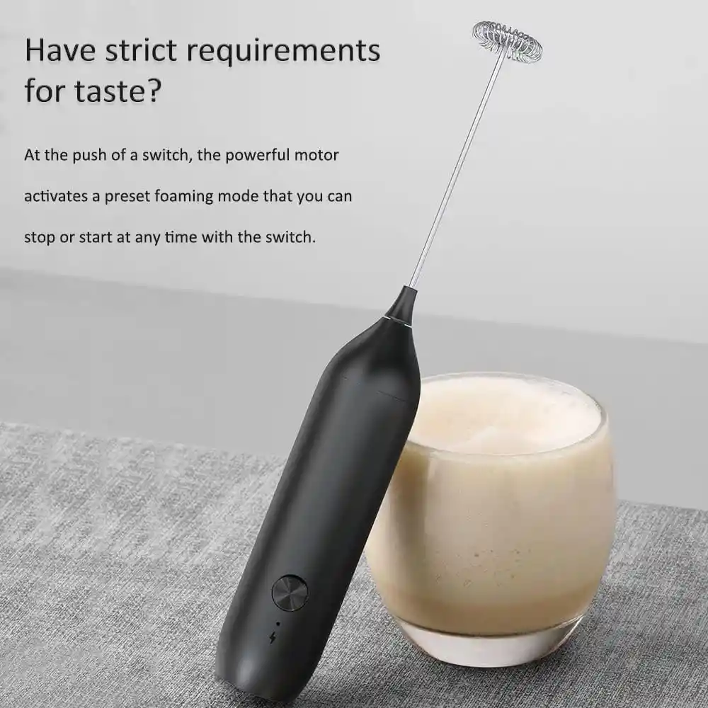Mezclador Agitador Electrico Bebidas Espumador Leche