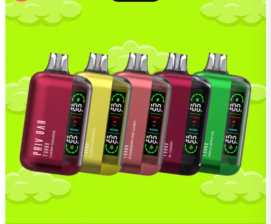 Vaper Priv Bar Watermelon Kiwi Verde - 15000 Puff Nuevo