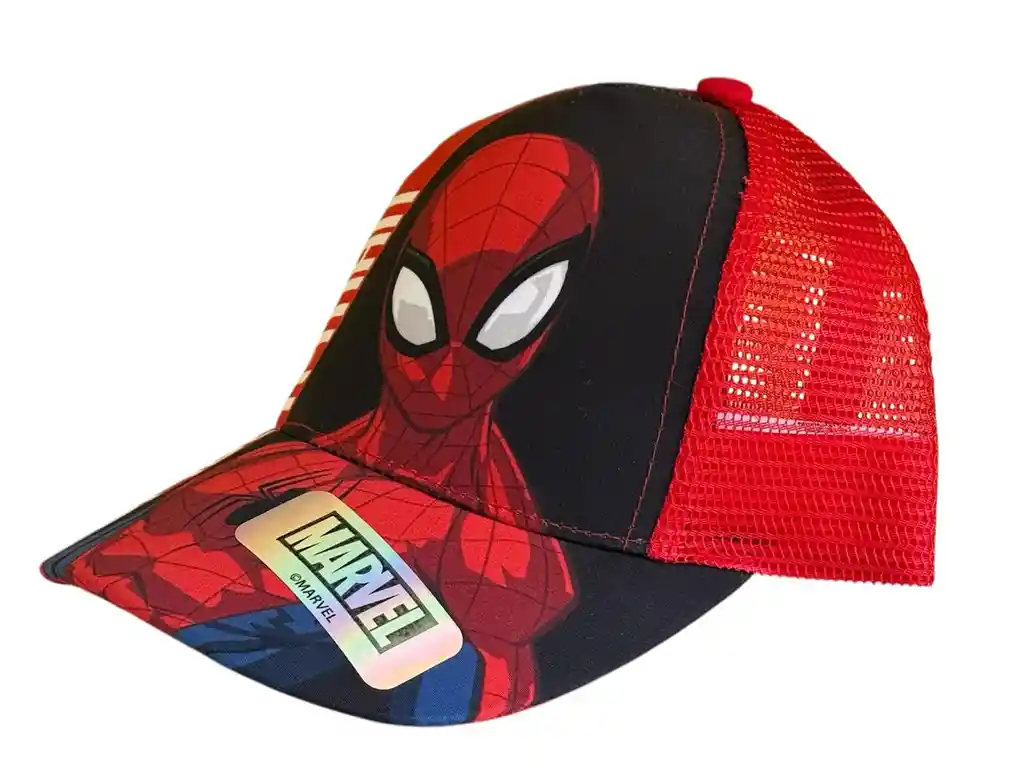 Gorra Deportiva Infantil Super Heroes/spider-rojo Azul