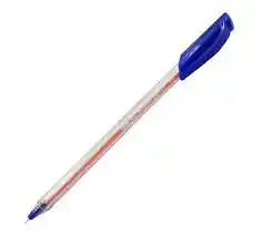 Lapicero Azul Offi-esco Semi Gel Punta Fina 076 Con Tapa