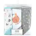 Set De Toallas Alpacas Rosadas Con Capucha X3 Unidades, Hecha En Algodón Y Poliéster Absorbente, Diseños Variados Llamativos Para Tu Bebé - Hudson Baby
