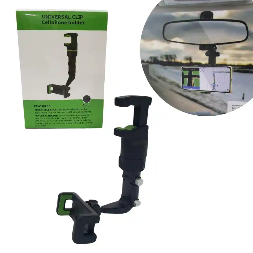Soporte Para Celular Para Espejo Retrovisor Phone Holder