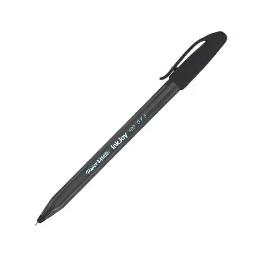 Lapicero Kilometrico 100 Con Tapa Negro