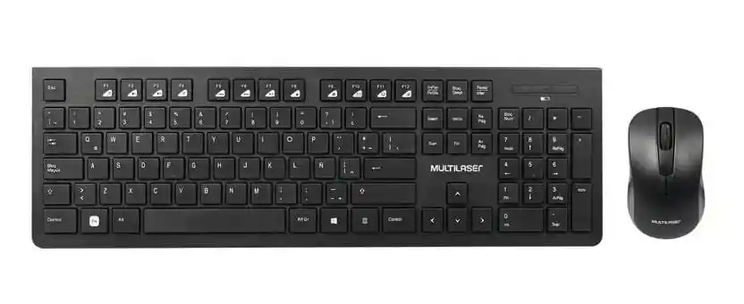 Combo Teclado Y Mouse Inalambrico 2.4 G Negro