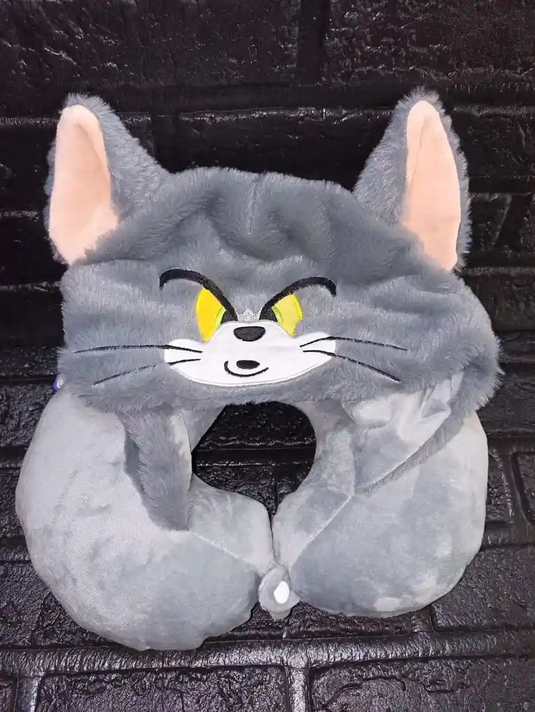 Peluche Cojín Cuello Con Gorro Tom