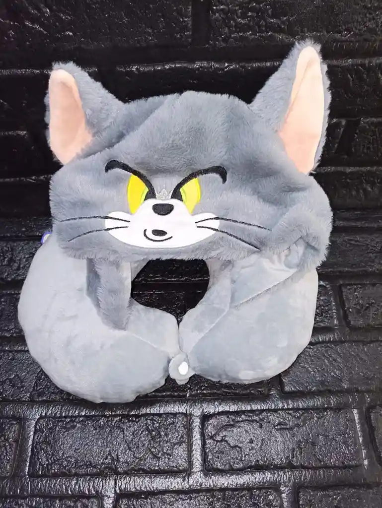 Peluche Cojín Cuello Con Gorro Tom