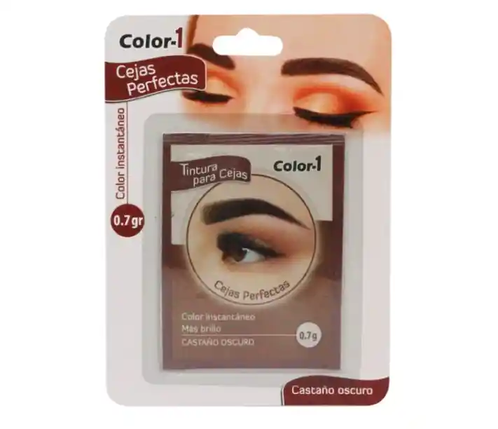 Color 1 Tintura Para Cejas (castaño Oscuro)