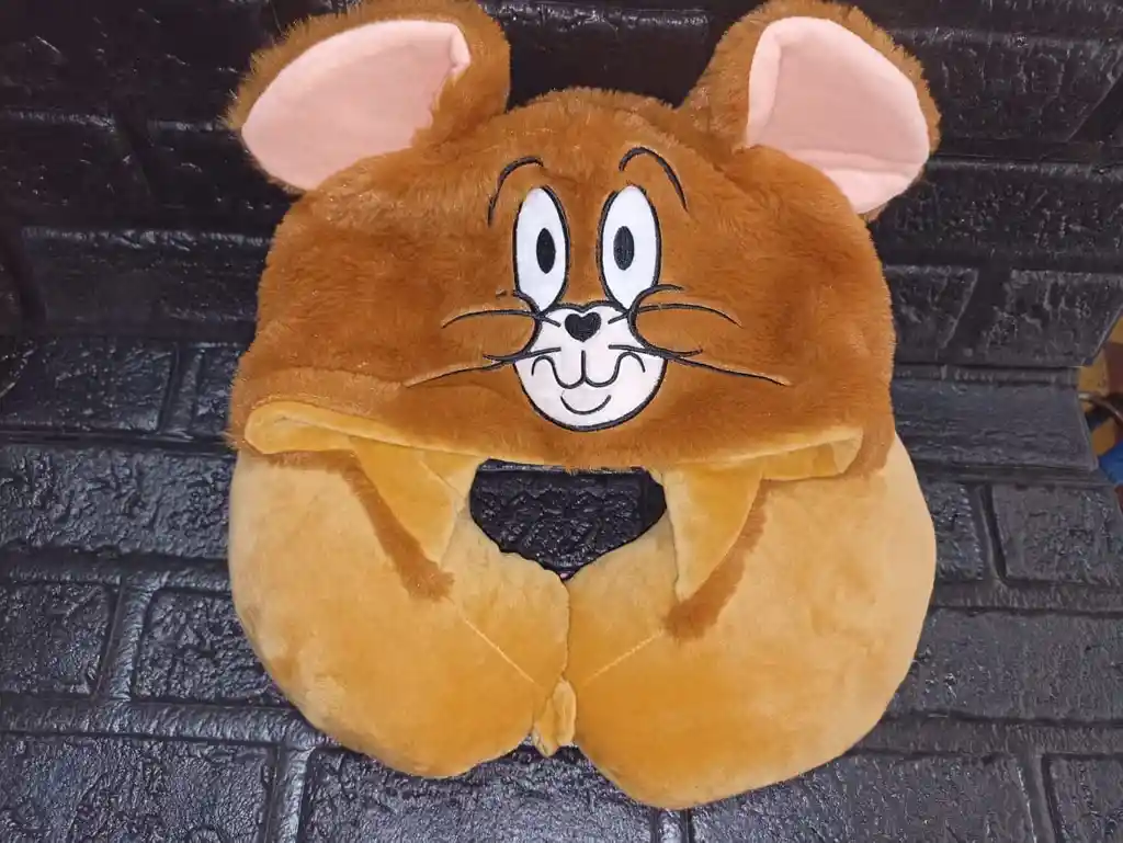 Peluche Cojín Cuello Con Gorro Jerry