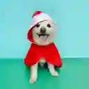 Capa 4xl Roja Estrellas Doradas Navidad