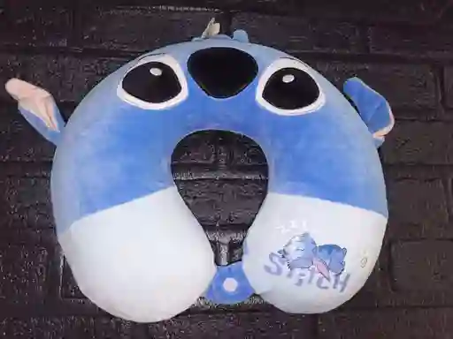Peluche Cojín Cuello Stich Azul