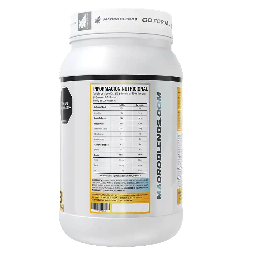 P'roteina Xl Gainer 3lb Vainilla