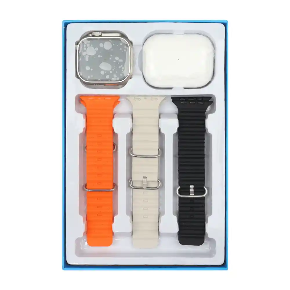 Combo De Reloj Inteligente 3 Manillas + Audifonos Bluetooth