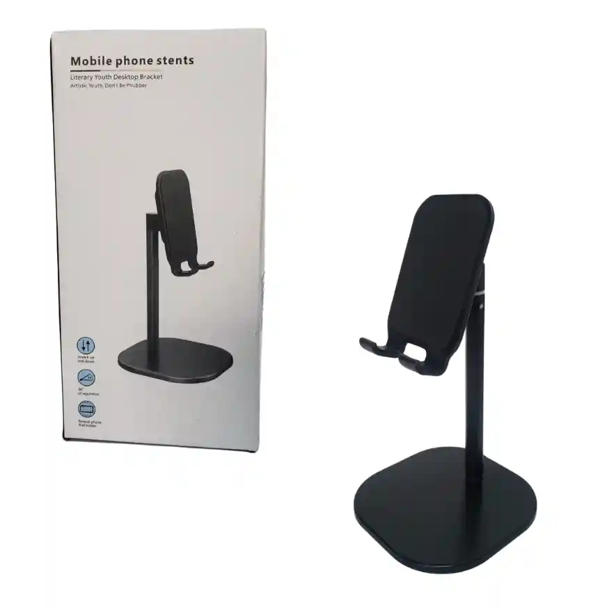 Soporte De Aluminio + Silicona Para Celular