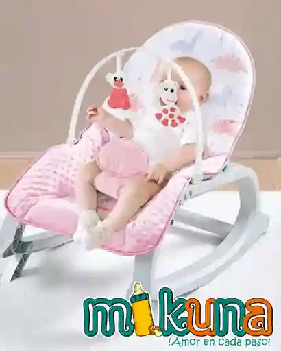 Silla Mecedora Con Vibracion Rosa