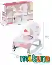 Silla Mecedora Con Vibracion Rosa