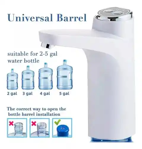 Dispensador De Agua Recargable Usb Automatico