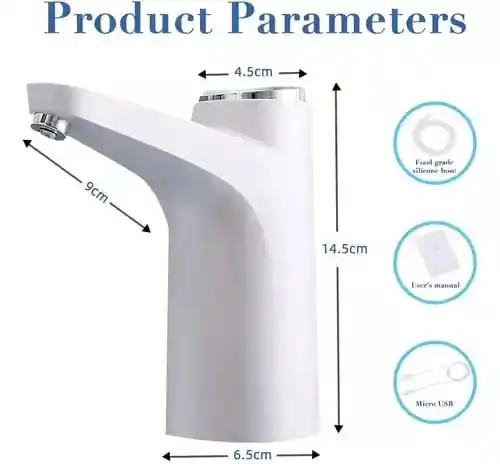 Dispensador De Agua Recargable Usb Automatico