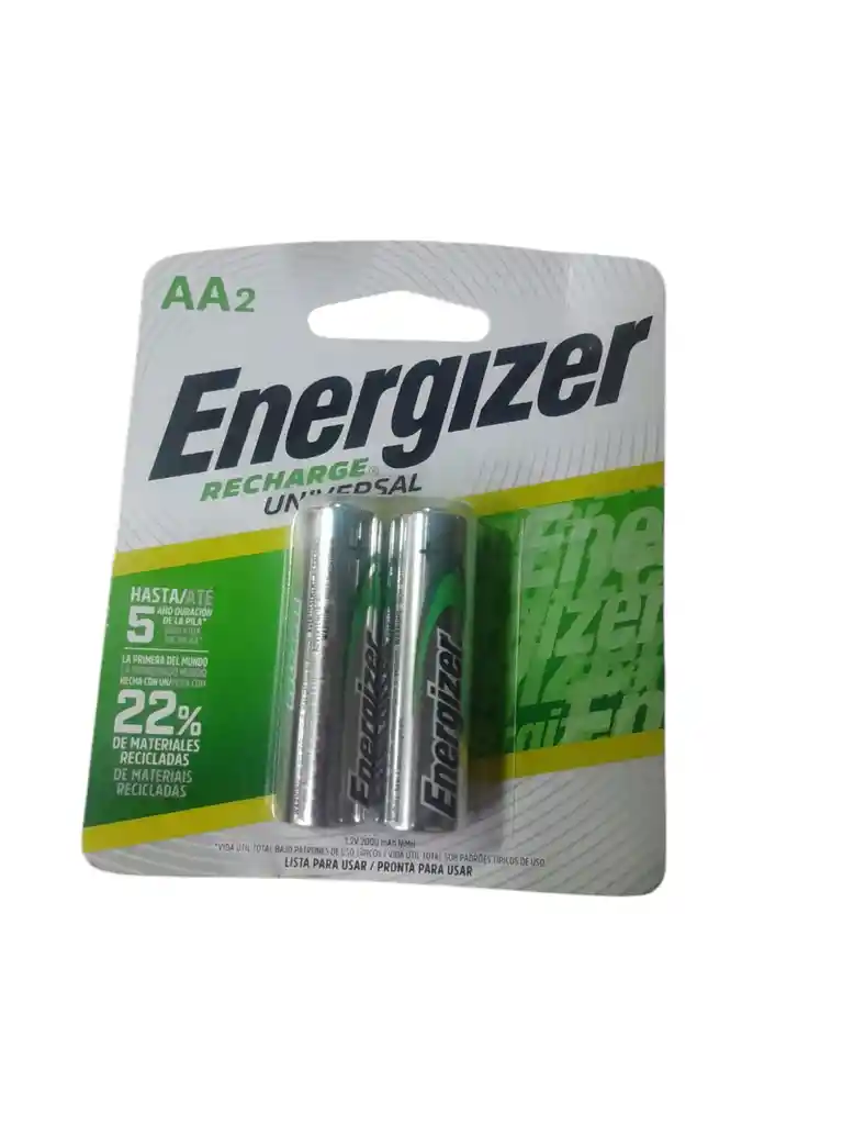 Pila Recargable Aa Energizer