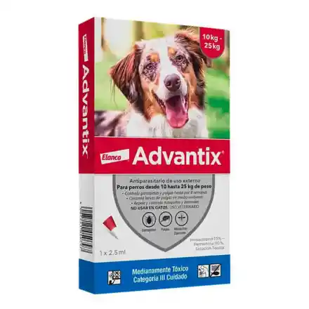 Advantix Antipulgas Perro 10-25kg