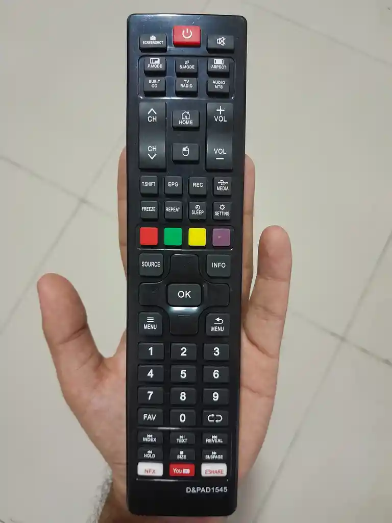 Control Remoto Compatible Con Sankey Smart Tv Modelo 1 Repuesto, Reemplazo Ad1545