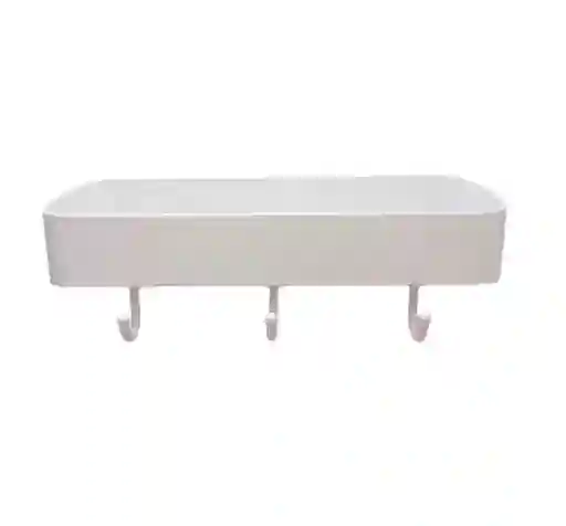 Soporte Rectangular Organizador Baño Pared Adhesivo