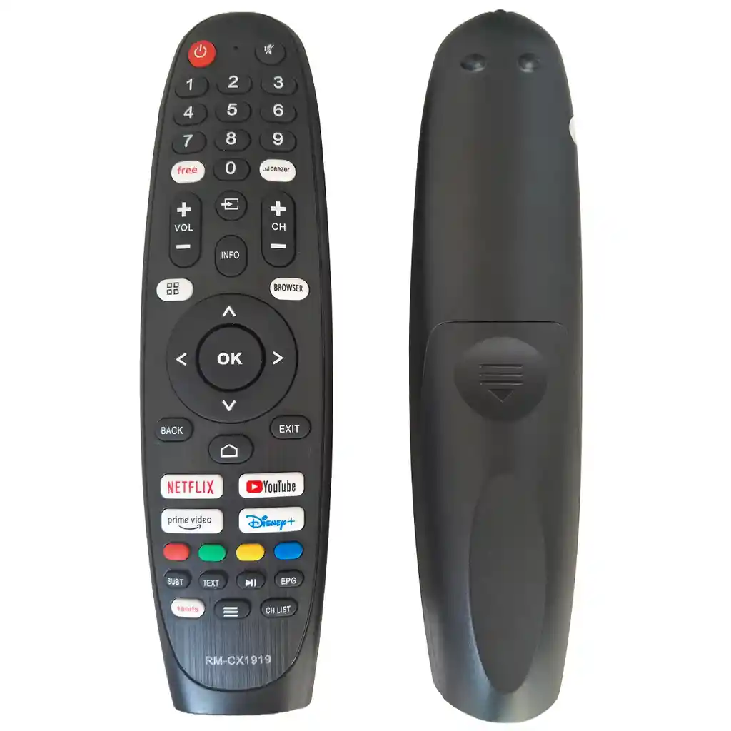 Control Remoto Compatible Con Smart Tv Caixun Vidaa, Hyundai Repuesto, Reemplazo Rm Cx1919