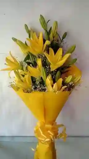 Bouquet De Lírios Amarillos