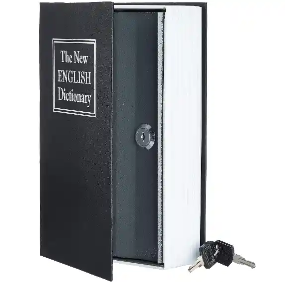 Caja De Seguridad Estilo Libro Ideal Para Hogar Y Oficina