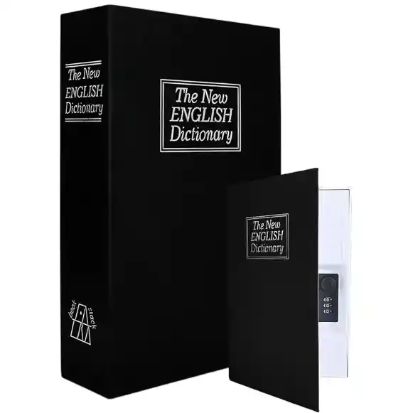 Caja De Seguridad Estilo Libro Ideal Para Hogar Y Oficina