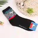 Medias Largas Snoopy (negro)