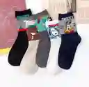 Medias Largas Snoopy (negro)