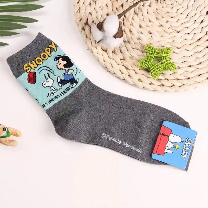 Medias Largas Snoopy (gris)