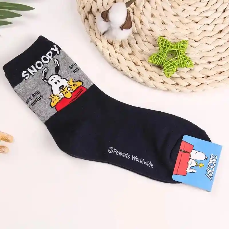 Medias Largas Snoopy (azul)