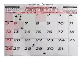 Calendario Programador Del Año En Curso