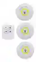 Lámparas Luz Led X3 Portátil Inalambricas Adhesivas + Control