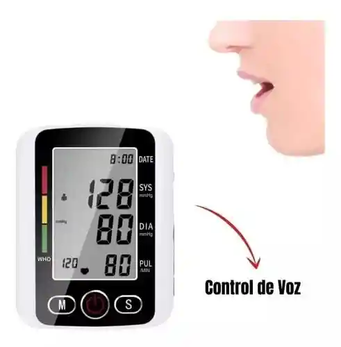 Tensiómetro Digital De Presión Arterial Con Estuche Y Voz