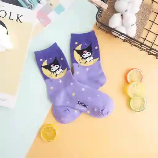 Medias Largas Sanrio (kuromi)