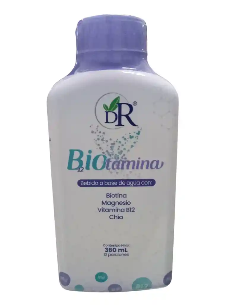 Biotamina, Biotina, Magnesio, Vitamina B12, Chia X 360 Ml Dr Rojas