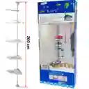 Esquinero Baño Ducha Ajustable Organizador Repisa Estante