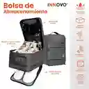 Combo Mochila Viajera + Organizador De Ropa Interior + Bolsa Para Zapatos Gris