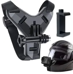 Soporte Base De Celular Y Gopro Para Casco Moto Universal