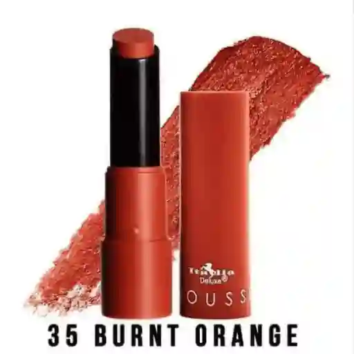 Labial Mate Italia Deluxe - Tono 35 Burnt Orange