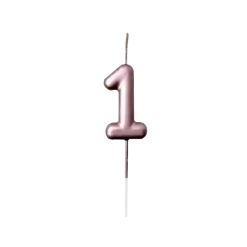 Vela #1 Premium Oro Rosa