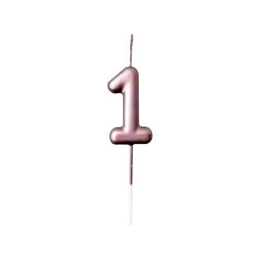Vela #1 Premium Oro Rosa