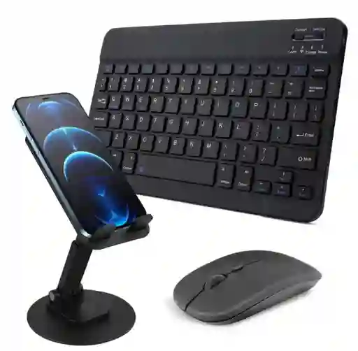 Combo Teclado + Mouse Y Soporte Celular