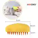 Combo Esfera Rodillo Silicona Quita Pelos + Cepillo Masaje Mascotas Vapor