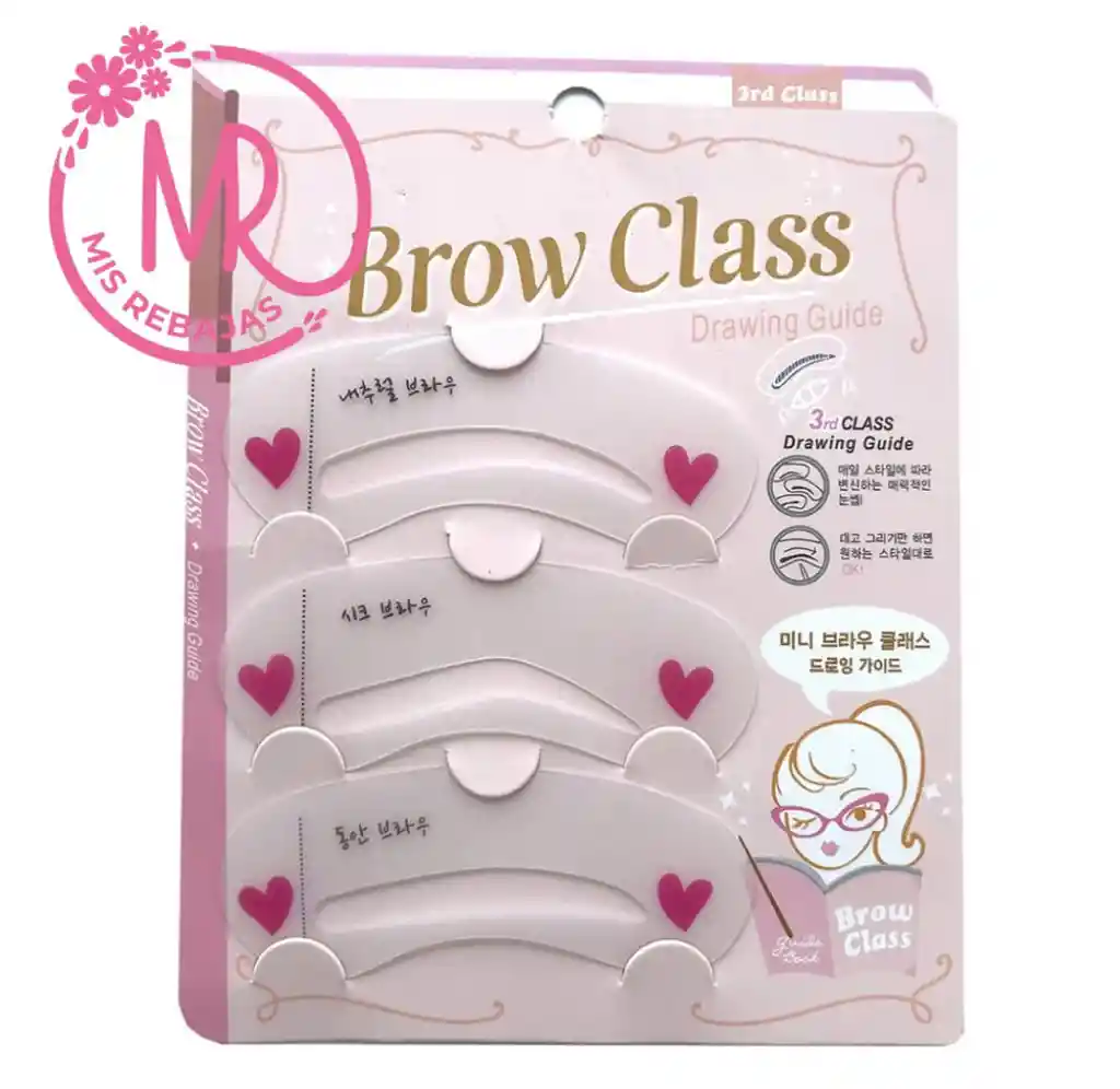3 Plantillas Para Cejas (reutilizables).