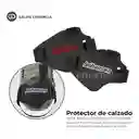 Combo Candado De Disco Con Alarma + Protección De Calzado Para Moto