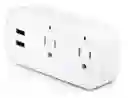 Enchufe Inteligente Toma Corriente Doble Con Alexa 3398-9
