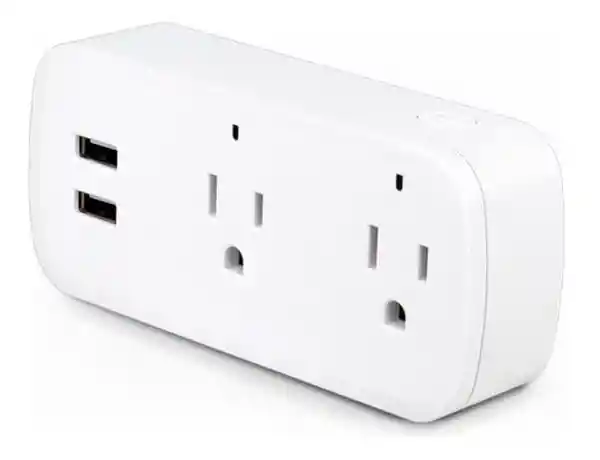 Enchufe Inteligente Toma Corriente Doble Con Alexa 3398-9